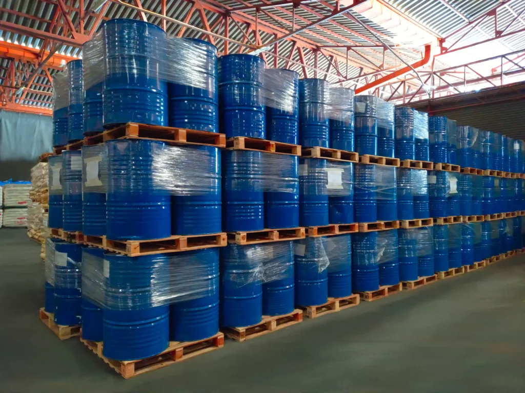 Barrels in Warehouse